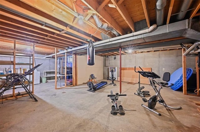 1621 Vilas St, Leavenworth, KS 66048 - exercise area featuring electric panel