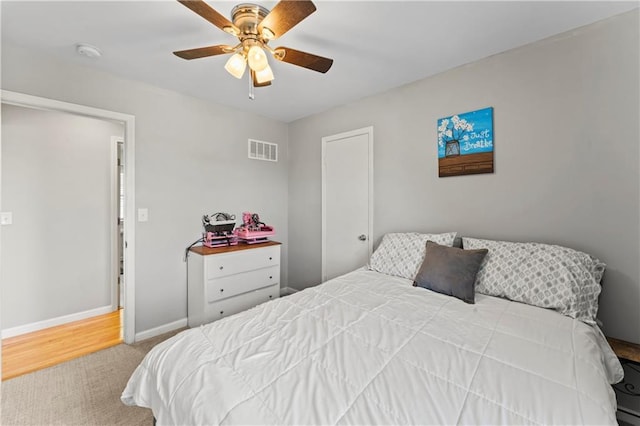 10708 E 301st St, Drexel, MO 64742 - bedroom with carpet flooring and ceiling fan