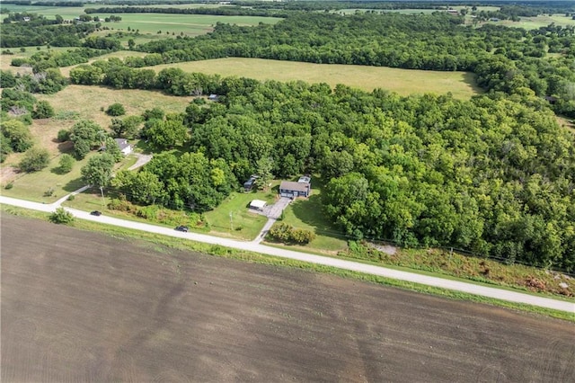 10708 E 301st St, Drexel, MO 64742 - aerial overview of property's location featuring rural landscape