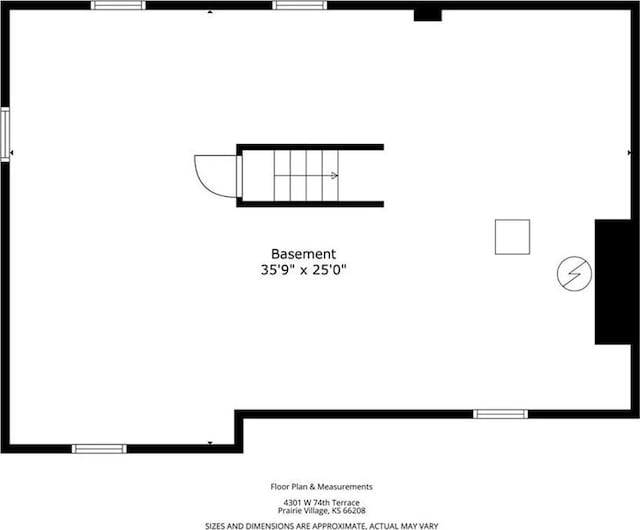 4301 W 74th St, Prairie Village, KS 66208 - view of property floor plan