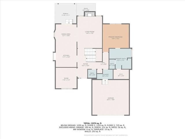 895 N Diane Dr, Olathe, KS 66061 - view of floor plan / room layout