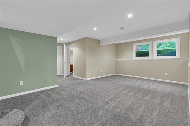 14440 W 187th Ter, Olathe, KS 66062 - carpeted empty room with baseboards and recessed lighting