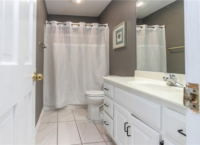 1503 Wrangler Way, Raymore, MO 64083 - full bath featuring vanity, marble look tiles, and a shower with curtain