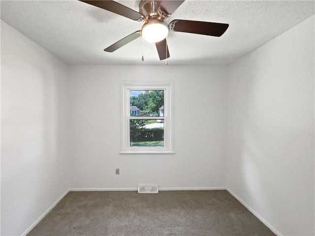 17604 E 19th Street Ct, Independence, MO 64057 - spare room with carpet, a textured ceiling, and a ceiling fan