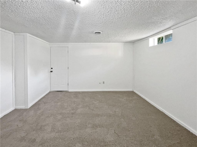 17604 E 19th Street Ct, Independence, MO 64057 - below grade area with carpet floors and a textured ceiling