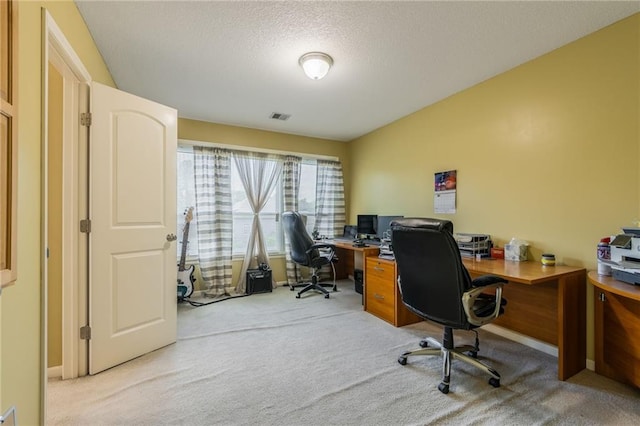 4000 SW Boulder Dr, Lees Summit, MO 64082 - home office featuring light colored carpet and a textured ceiling