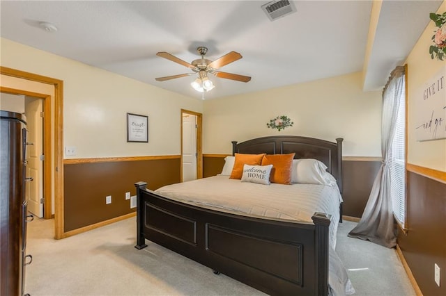4000 SW Boulder Dr, Lees Summit, MO 64082 - bedroom with light colored carpet and ceiling fan