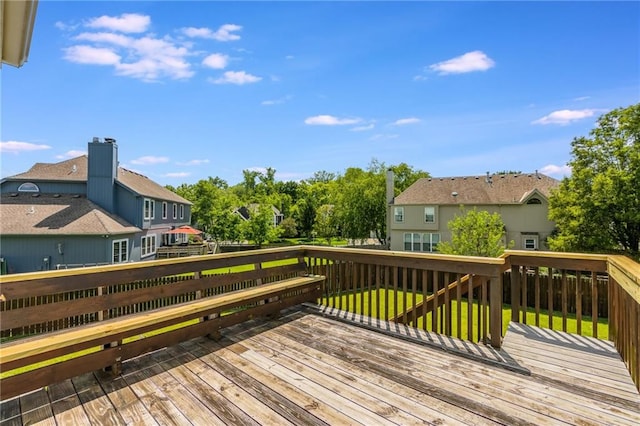 4000 SW Boulder Dr, Lees Summit, MO 64082 - wooden deck featuring a yard