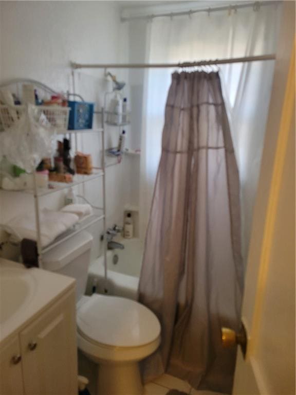 6639 Bales Ave, Kansas City, MO 64132 - full bathroom featuring vanity and shower / bath combo