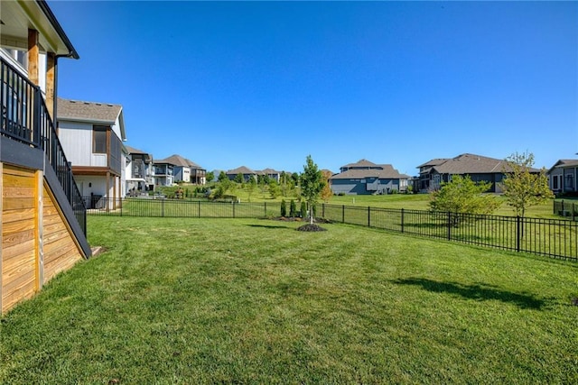 17325 Bradshaw St, Overland Park, KS 66221 - fenced backyard with a residential view