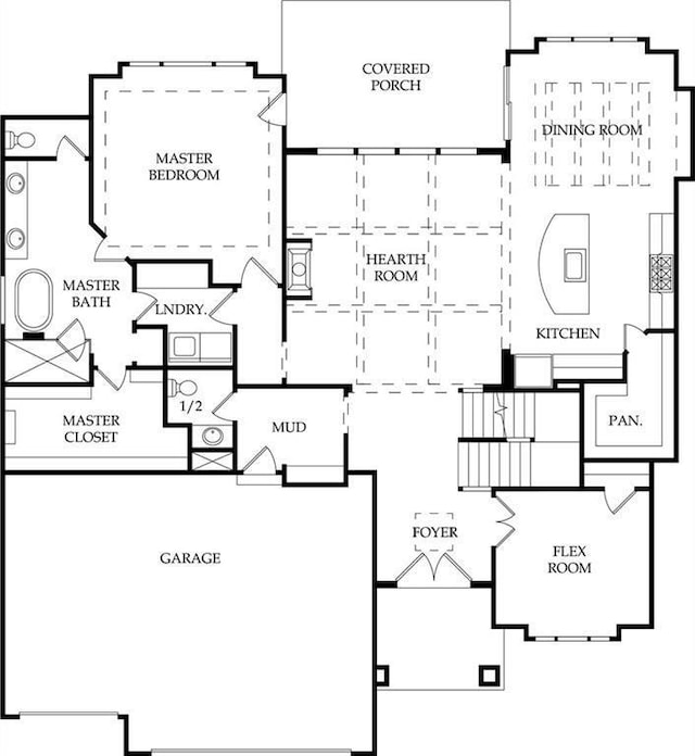 17325 Bradshaw St, Overland Park, KS 66221 - view of home floor plan