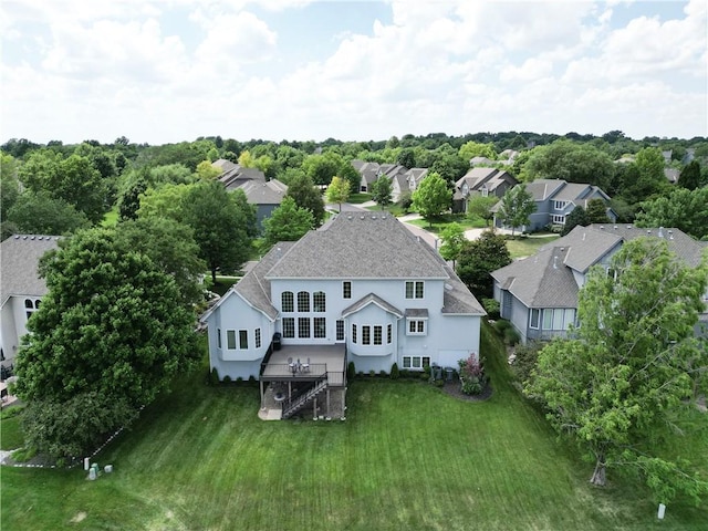 12333 Westgate St, Overland Park, KS 66213 - aerial perspective of suburban area