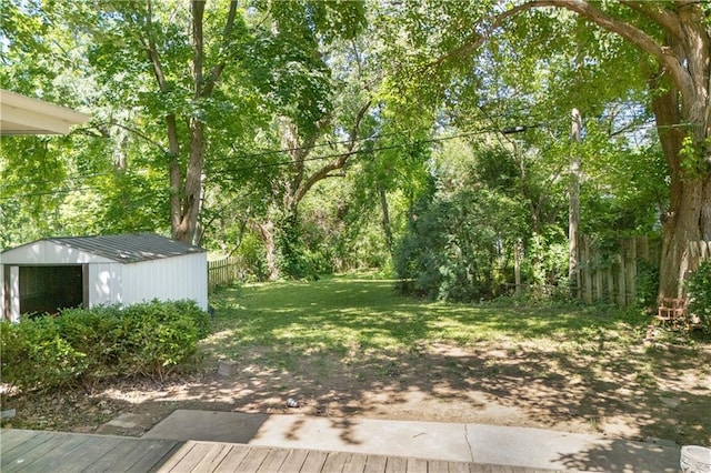 2010 Eugene Field Ave, Saint Joseph, MO 64505 - view of yard with a storage unit