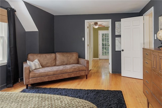 2010 Eugene Field Ave, Saint Joseph, MO 64505 - living area with light wood finished floors and a ceiling fan