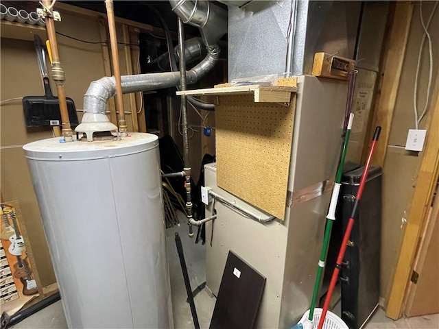 17540 W 159th Ct, Olathe, KS 66062 - utility room with water heater