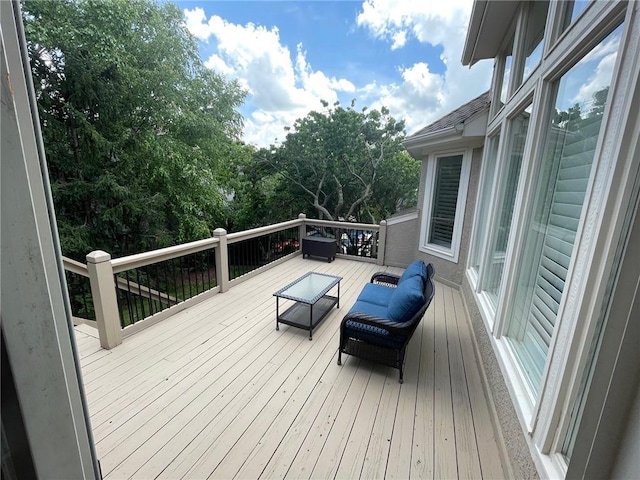 14301 Beverly St, Overland Park, KS 66223 - view of wooden terrace