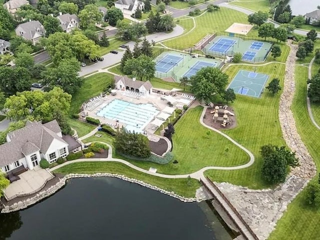14301 Beverly St, Overland Park, KS 66223 - bird's eye view of a large body of water