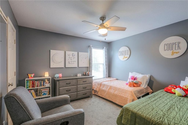 503 SW Creek Ridge Dr, Grain Valley, MO 64029 - carpeted bedroom featuring a ceiling fan