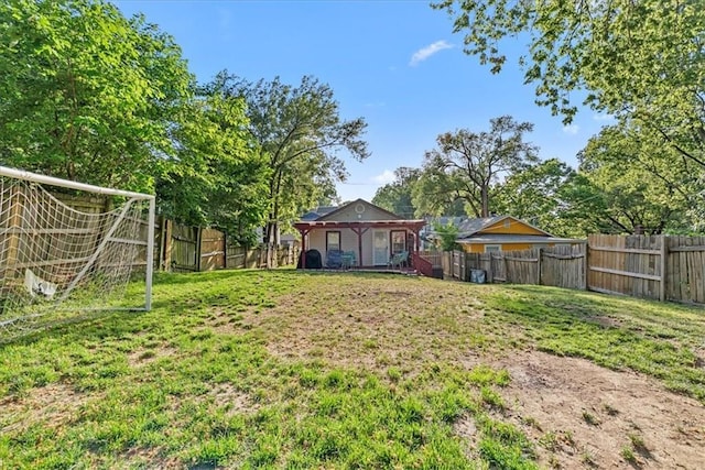 3021 Topping Ave, Kansas City, MO 64129 - view of fenced backyard