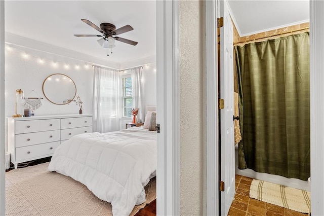 3600 NE 52nd Ter, Kansas City, MO 64119 - bedroom featuring ceiling fan