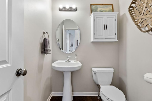 14920 S Roxburghe St, Olathe, KS 66061 - bathroom featuring toilet and baseboards
