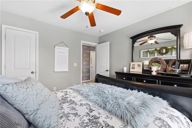 14920 S Roxburghe St, Olathe, KS 66061 - bedroom featuring ceiling fan