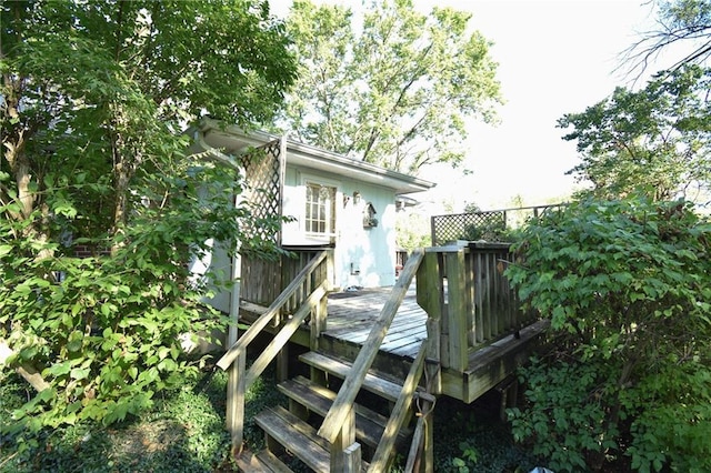 16210 Baxter Rd, Excelsior Springs, MO 64024 - view of deck