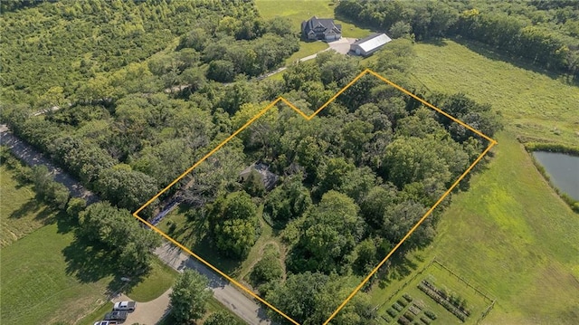 16210 Baxter Rd, Excelsior Springs, MO 64024 - overview of rural landscape with property boundaries highlighted