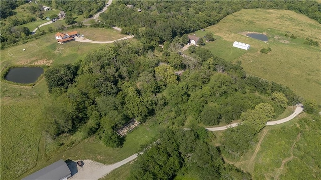 16210 Baxter Rd, Excelsior Springs, MO 64024 - aerial overview of property's location with rural landscape