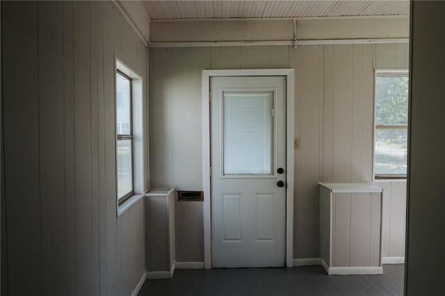 2603 Patee St, Saint Joseph, MO 64507 - entryway featuring healthy amount of natural light and wood walls