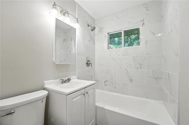 4916 N Manchester Ave, Kansas City, MO 64119 - bathroom featuring vanity and tub / shower combination