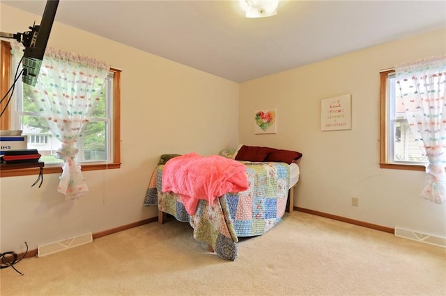 904 Leone Ave, Sedalia, MO 65301 - carpeted bedroom featuring multiple windows
