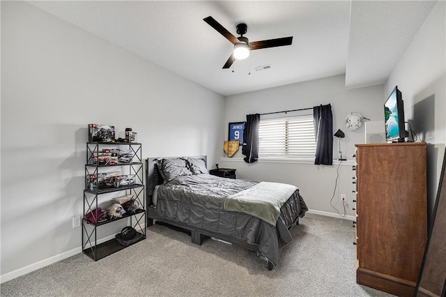 1296 NW Lindenwood Dr, Grain Valley, MO 64029 - bedroom with carpet floors and ceiling fan