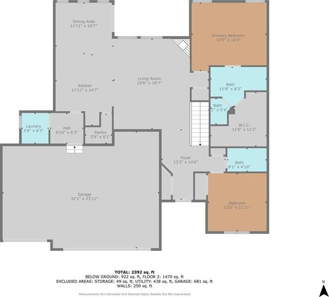 1296 NW Lindenwood Dr, Grain Valley, MO 64029 - view of room layout