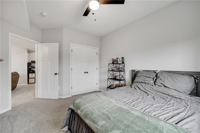 1296 NW Lindenwood Dr, Grain Valley, MO 64029 - bedroom with carpet and a ceiling fan