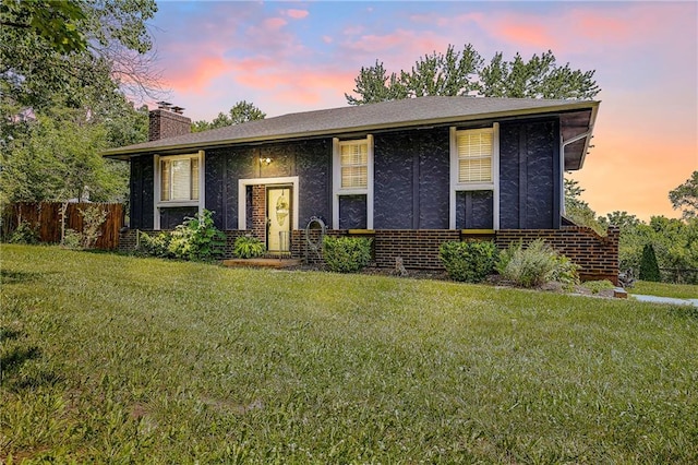 4252 SE Valleyview Ln, Holt, MO 64048 - raised ranch with a chimney