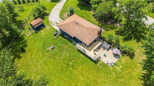 4252 SE Valleyview Ln, Holt, MO 64048 - aerial view of property and surrounding area