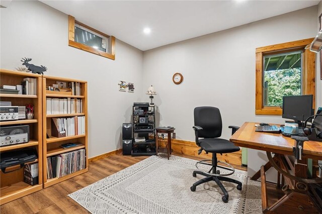 389 NW 1851st Rd, Kingsville, MO 64061 - office space with wood finished floors and recessed lighting