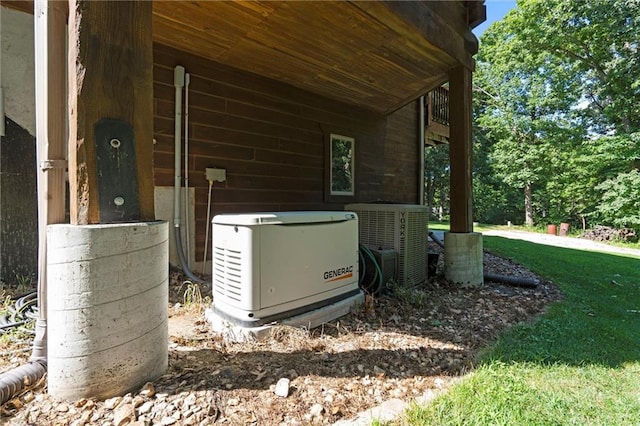 389 NW 1851st Rd, Kingsville, MO 64061 - exterior view of a power unit and a central AC unit