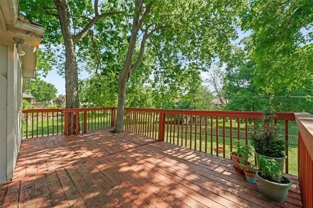 15509 Lawrence Ave, Belton, MO 64012 - view of wooden terrace