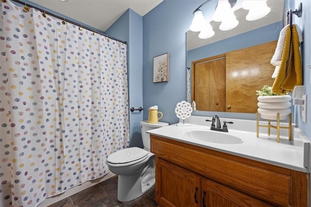15509 Lawrence Ave, Belton, MO 64012 - bathroom featuring vanity, a chandelier, and a shower with curtain