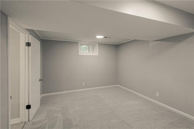 8167 NE 50th St, Kansas City, MO 64119 - basement featuring carpet and baseboards