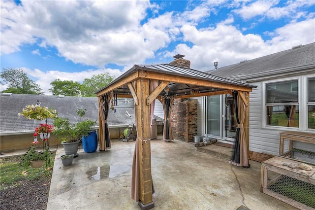 5101 NW Downing St, Blue Springs, MO 64015 - view of patio with a gazebo