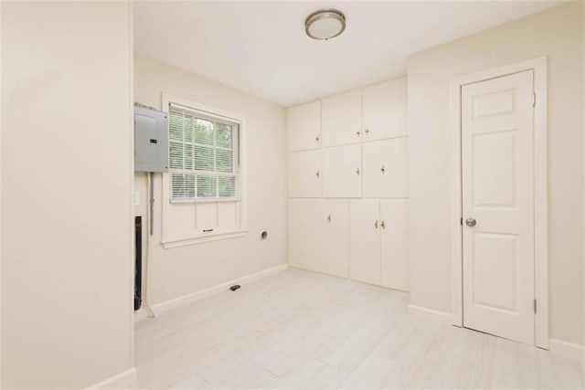 627 E Meyer Blvd, Kansas City, MO 64131 - unfurnished bedroom with electric panel and a closet