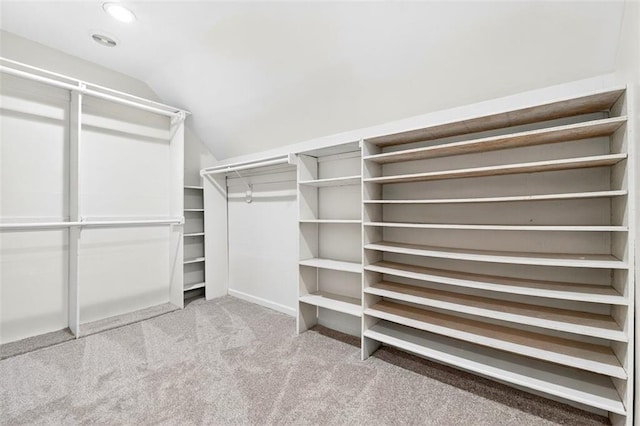 2623 W 131st St, Olathe, KS 66061 - spacious closet featuring vaulted ceiling and carpet