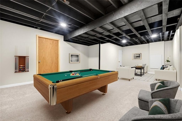 2623 W 131st St, Olathe, KS 66061 - game room with carpet floors and billiards