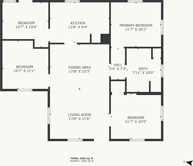 811 S Hickory St, Ottawa, KS 66067 - view of floor plan / room layout