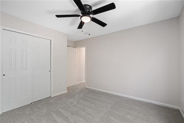 32625 W 174th St, Gardner, KS 66030 - unfurnished bedroom with carpet, a closet, and ceiling fan