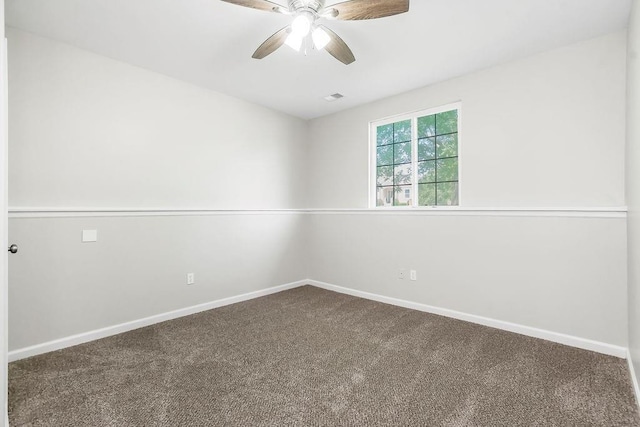 18201 W 157th Ter, Olathe, KS 66062 - spare room with carpet and ceiling fan