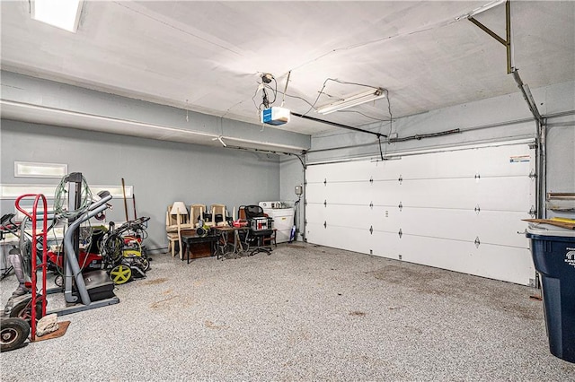 5919 N Adrian Ter, Kansas City, MO 64152 - garage with a garage door opener